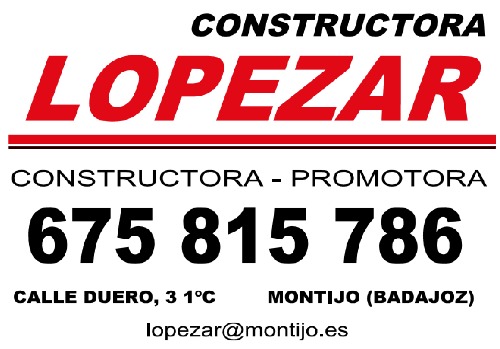 Constructora Lopezar: Construcción en general y reformas  en MONTIJO Badajoz