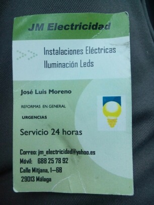 Jm Electricidad: Electricista  en Malaga Málaga