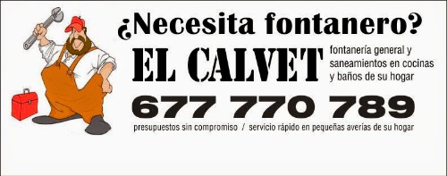 El Calvet: Fontaneria general y saneamientos  en Alicante