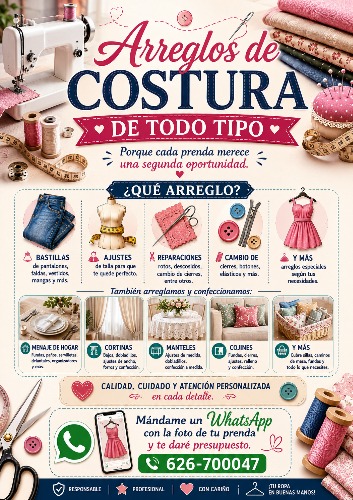 Maria Ruiz: Costurera  en Zaragoza