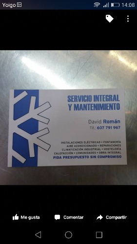 David Roman Torrescusa: Tecnico aire acondionado y calefaccion,fontaneria,electricidad,telecomunicaciones,obras integrales ,servico 24 horas  en badajoz Badajoz