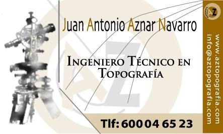 Juan Antonio Aznar Navarro: Ingeniero técnico en topografia  en Albox Almería