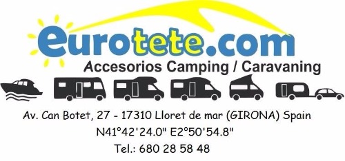 Eurotete.com: Accesorios y recambios caravaning para autocaravanas, caravanas y campers  en Lloret de mar Girona