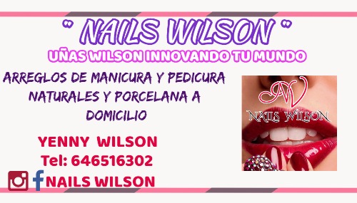 Nails Wilson: Arreglos de estética a domicilio  en Las Palmas de Gran Canaria Las Palmas