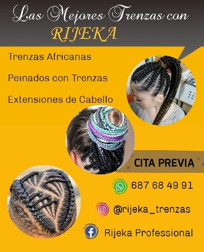 Rijeka Professional: Peluquería, especialista trenzas y extensiones  en Fuenlabrada Madrid