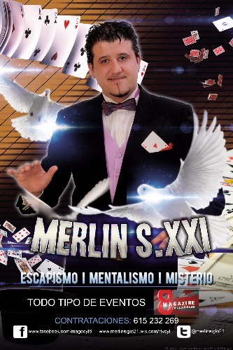 Trabajo2 Ilusionista de tv,presentador de eventos y asesor artistico. - Merlin Siglo 21