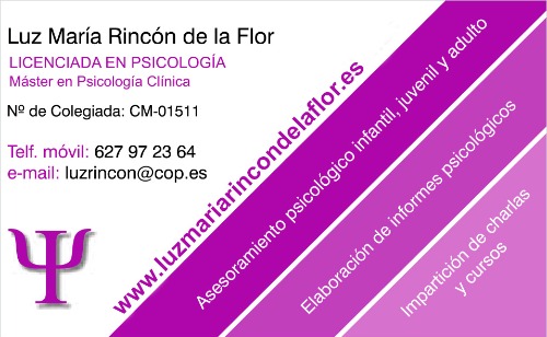 Trabajo4 Luz María Rincón De La Flor - Psicóloga  en Ciudad Real