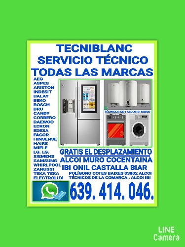 Trabajo3 Reparación de electrodomésticos todas las marcas  en IBI Alicante - Ibi Servicio Técnico De Electrodomésticos