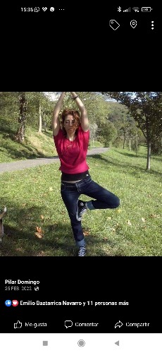 Trabajo1 Profesora de yoga adaptado, meditación-mindfulness  en Bilbao Bizkaia - M.pilar Domingo Caballero (Mahadevi)