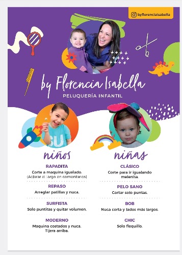 Trabajo3 Peluquera infantil  en Valencia - Florencia Isabella