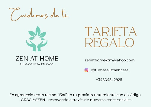 Trabajo4 Zen At Home - Masajista profesional  en Salamanca