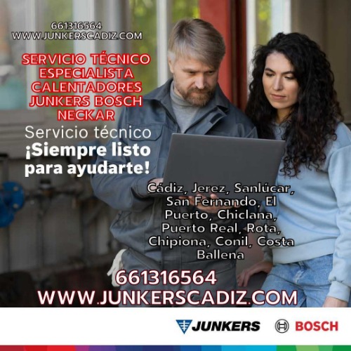 Trabajo1 Instalación y reparación calentadores de agua  en Cádiz - Servicio Técnico Junkers Bosch Neckar Bahía De Cádiz, Campiña De Jerez Y Costa Noroeste