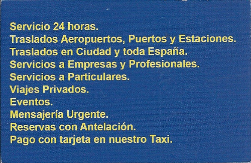 Trabajo2 Taxi - Tele-Taxi La Valldigna, Sl