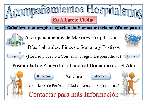 Trabajo1 Asistencia sociosanitaria de personas en situación de dependencia  en Albacete - Antonio Herrero
