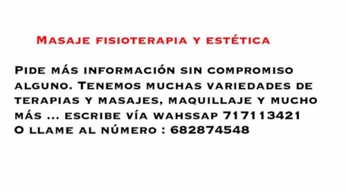 Trabajo3 Fisioterapeuta  en Sant Andreu de la barca Barcelona - Samira