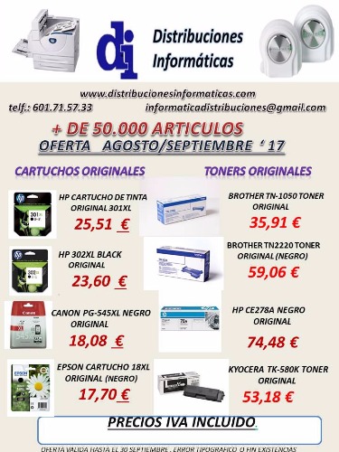 Trabajo1 Venta material informatico y de oficina  en VALENCIA Valencia - Distribuciones Informaticas