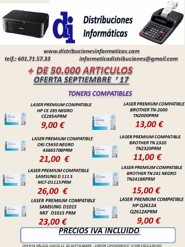 Trabajo3 Venta material informatico y de oficina  en VALENCIA Valencia - Distribuciones Informaticas