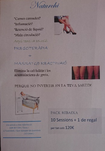 Trabajo3 Terapeuta/ esteticien  en Sant Salvador de guardiola (el calvet) Barcelona - Tania B