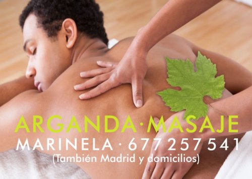 Trabajo1 Masajista diplomada - diversas especializadades  en Arganda del Rey Madrid - Marinela Masajes Arganda