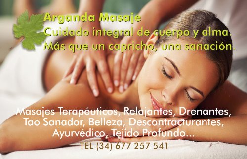 Trabajo2 Masajista diplomada - diversas especializadades - Marinela Masajes Arganda