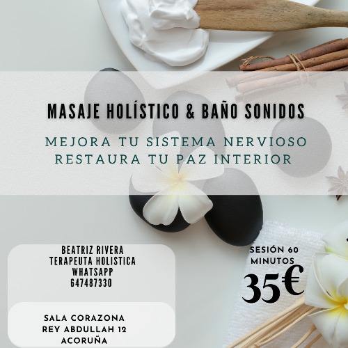 Trabajo1 Masajista profesional holistica  en A Coruña - Beatriz Rivera Varela