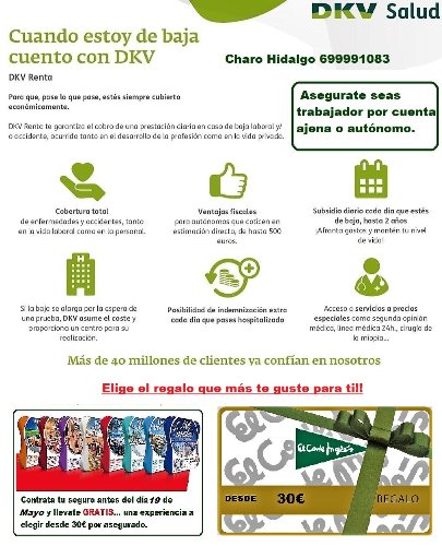 Trabajo2 Agente de seguros dkv y comercial inmobiliario - Charo Hidalgo Garrido