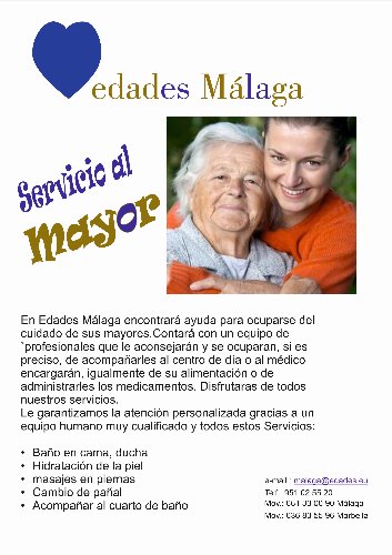 Trabajo1 Ayuda domiciliaria  en Malaga Málaga - Malaga@edades.eu