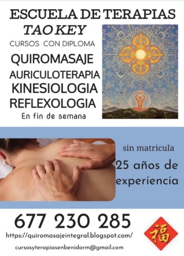 Trabajo3 Terapias alternativas  en Benidorm Alicante - Escuela Tao Key